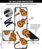 Paint Guitar Pattern Recliner Cover Protector