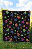 Colorful Star Pattern Premium Quilt