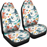 Cute Crocodile Pattern Universal Fit Car Seat Covers