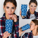 Airplane Pattern In The Sky Tumbler