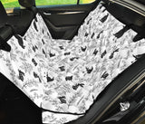 Crows Floral Wreath Rabbit Pattern Dog Car Seat Covers