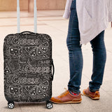 Handwritten Cheese Pattern Luggage Covers