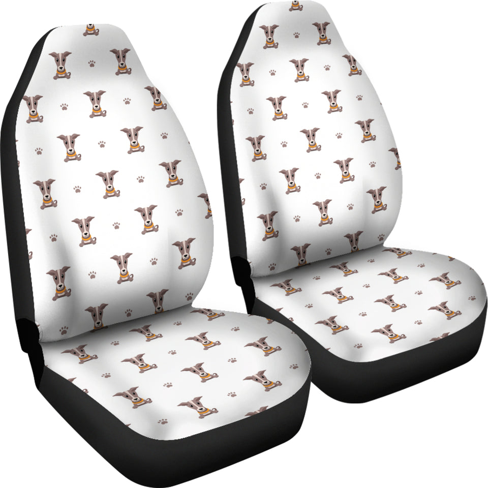 Greyhound Pattern Print Design 05 Universal Fit Car Seat Covers