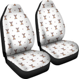 Greyhound Pattern Print Design 05 Universal Fit Car Seat Covers
