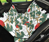Bonsai Red Sun Japanese Pattern Dog Car Seat Covers