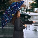 Music Notes Pattern Print Design 03 Umbrella