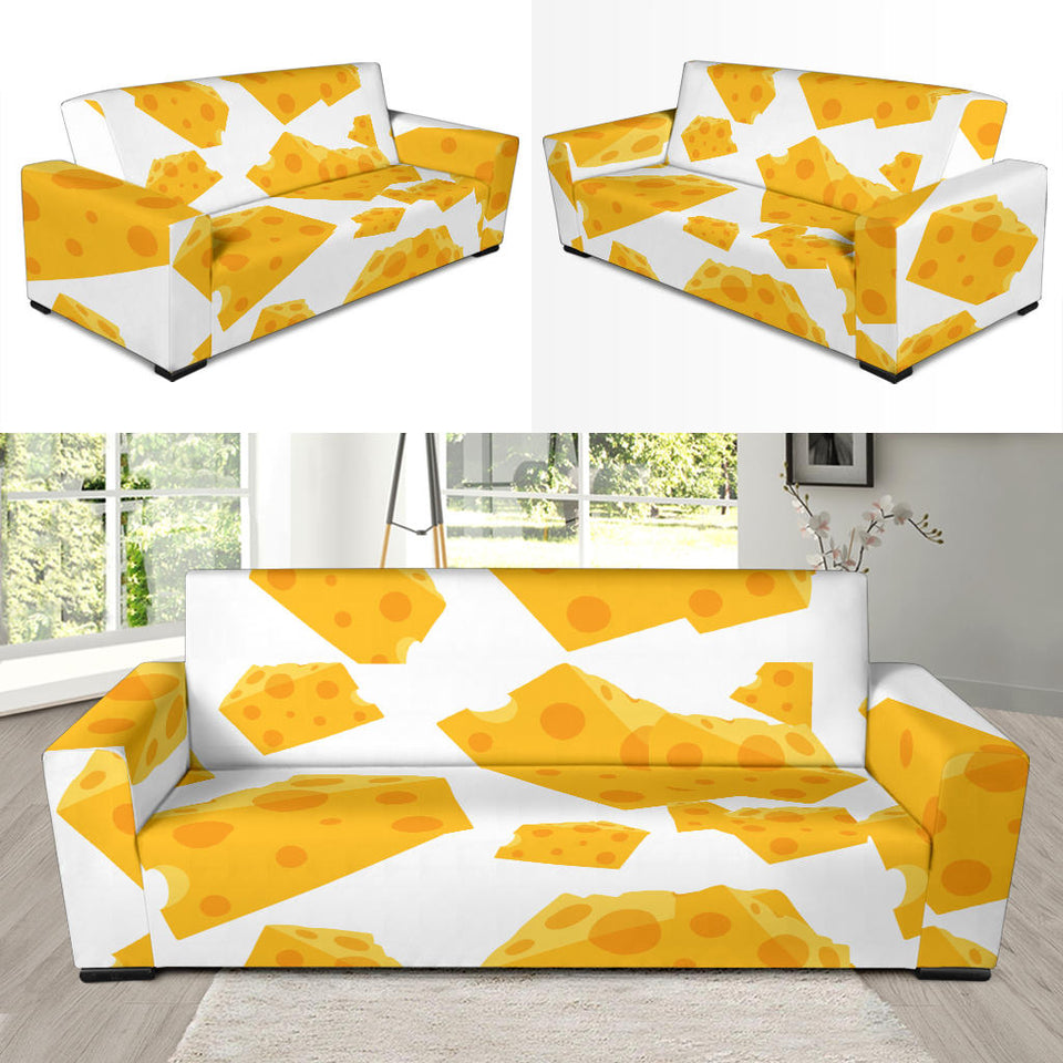 Cheese Slice Pattern Sofa Slipcover