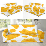 Cheese Slice Pattern Sofa Slipcover