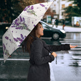 Lavender Flower Design Pattern Umbrella