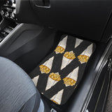 French Fries Dark Background Front And Back Car Mats