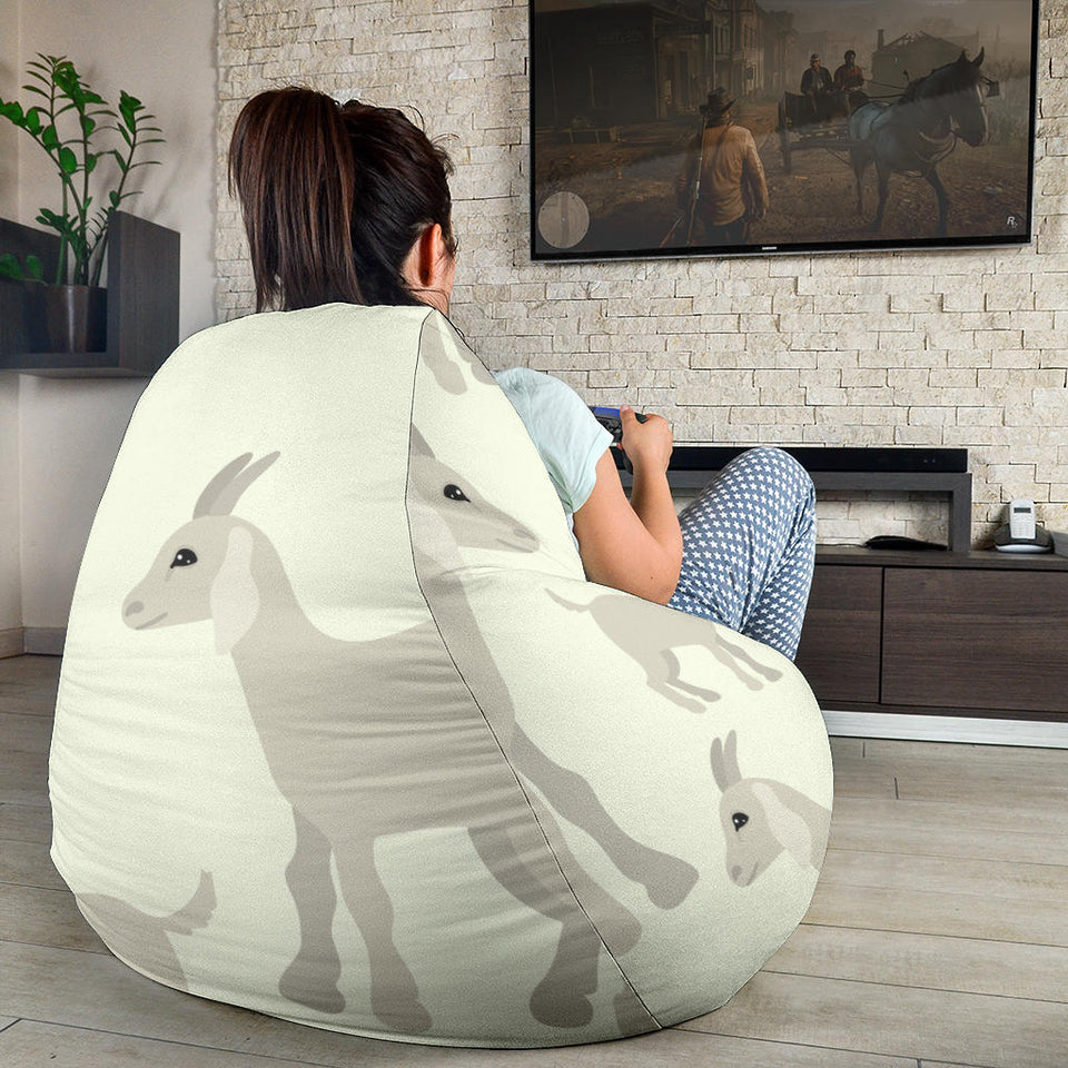 Little Young Goat Pattern Bean Bag Cover
