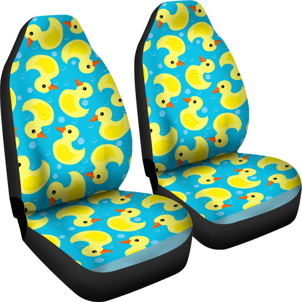 Duck Toy Pattern Print Design 04 Universal Fit Car Seat Covers