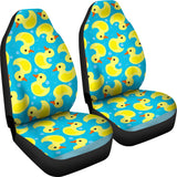 Duck Toy Pattern Print Design 04 Universal Fit Car Seat Covers