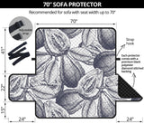 Guava tropical hand drawn pattern Sofa Cover Protector