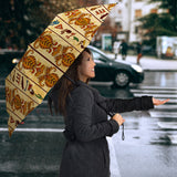 Egypt Hieroglyphics Pattern Print Design 04 Umbrella