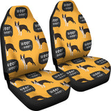 Boston Terrier Design Pattern Universal Fit Car Seat Covers