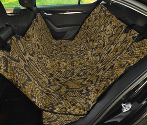 Snake Skin Pattern Dog Car Seat Covers