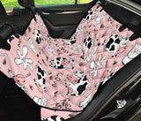 Cows Milk Product Pink Background Dog Car Seat Covers