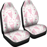 Hand Drawn Ice Cream Pattern Universal Fit Car Seat Covers