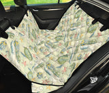 Hand Drawn Sea Turtle Fish Pattern Dog Car Seat Covers