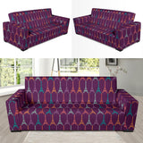 Eiffel Tower Pattern Print Design 05 Sofa Slipcover