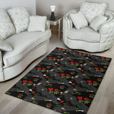 Eagle Pattern Print Design 04 Area Rug