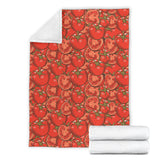 Red Tomato Pattern Premium Blanket