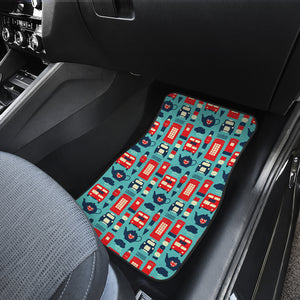 British Pattern Print Design 04 Front Car Mats