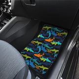 Colorful Shark Front Car Mats