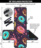 Colorful donut glaze pattern Recliner Cover Protector