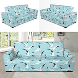 Seagull Pattern Print Design 01  Sofa Slipcover
