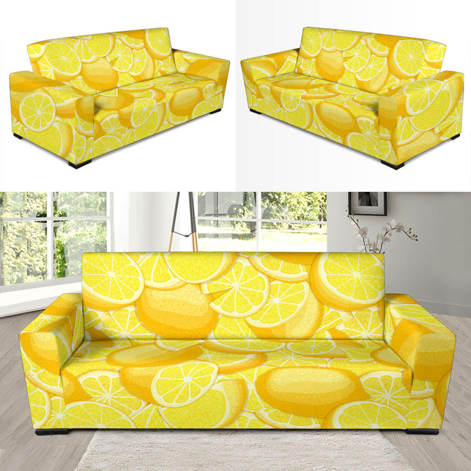 Lemon Pattern Sofa Slipcover