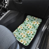 Hummingbird Pattern Print Design 01 Front and Back Car Mats