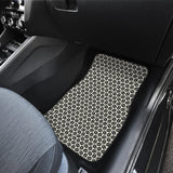 Coffee Bean Abstract Modern Pattern Front Car Mats