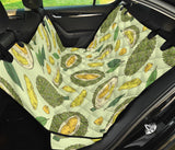 Durian Leaves Pattern Background Dog Car Seat Covers