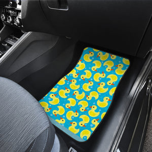 Duck Toy Pattern Print Design 04 Front Car Mats