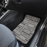 Brick Printed Pattern Print Design 05 Front Car Mats