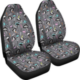 Ostrich Pattern Print Design 01 Universal Fit Car Seat Covers