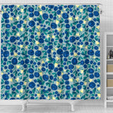 Blueberry Design Pattern Shower Curtain Fulfilled In US
