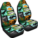 Dinosaurs Print Pattern Universal Fit Car Seat Covers