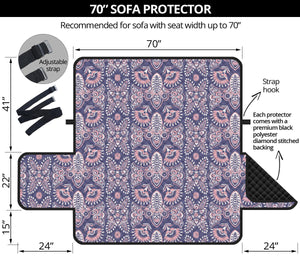 Indian Batik Style pattern Sofa Cover Protector