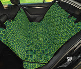 Crocodile Skin Printed Dog Car Seat Covers