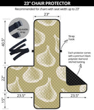 Garlic design pattern Chair Cover Protector