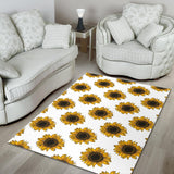 Sunflowers Design Pattern Area Rug