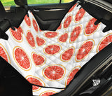 Grapefruit Pattern Dog Car Seat Covers