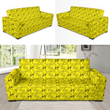 Duck Toy Pattern Print Design 02 Sofa Slipcover