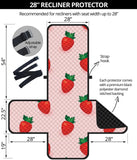 Strawberry beautiful pattern Recliner Cover Protector