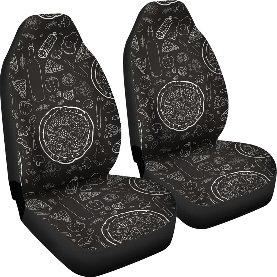Pizza Pattern   Universal Fit Car Seat Covers