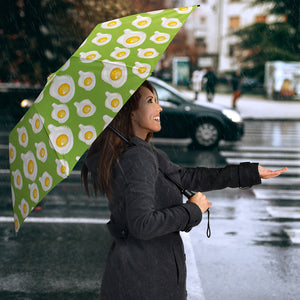 Fried Eggs Pattern Print Design 01 Umbrella