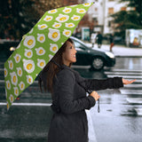 Fried Eggs Pattern Print Design 01 Umbrella